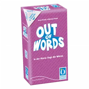 3D Spiele Box mit Schriftzug - Out of Word